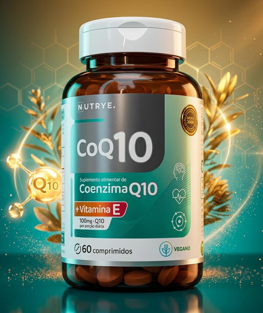 Coq10 Coenzima 100 Mg Vitamina e 60 Comprimidos