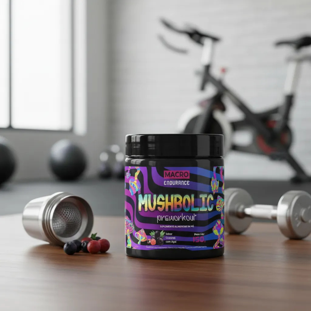 Pré-treino Mushbolic 150g Sabor Guaraná Com Açaí Guaraná Com Açaí