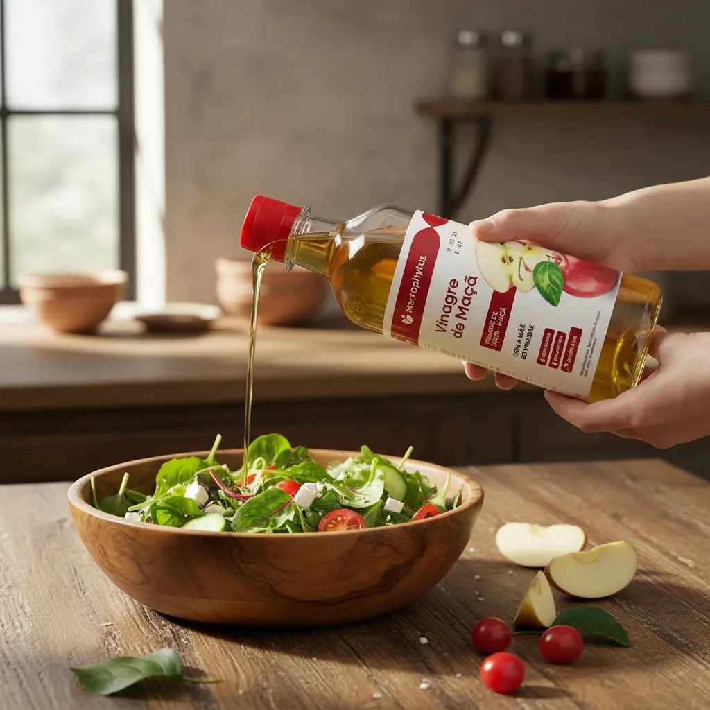 Vinagre De Maça Com 5,5% De Acidez 530 Ml - Macrophytus