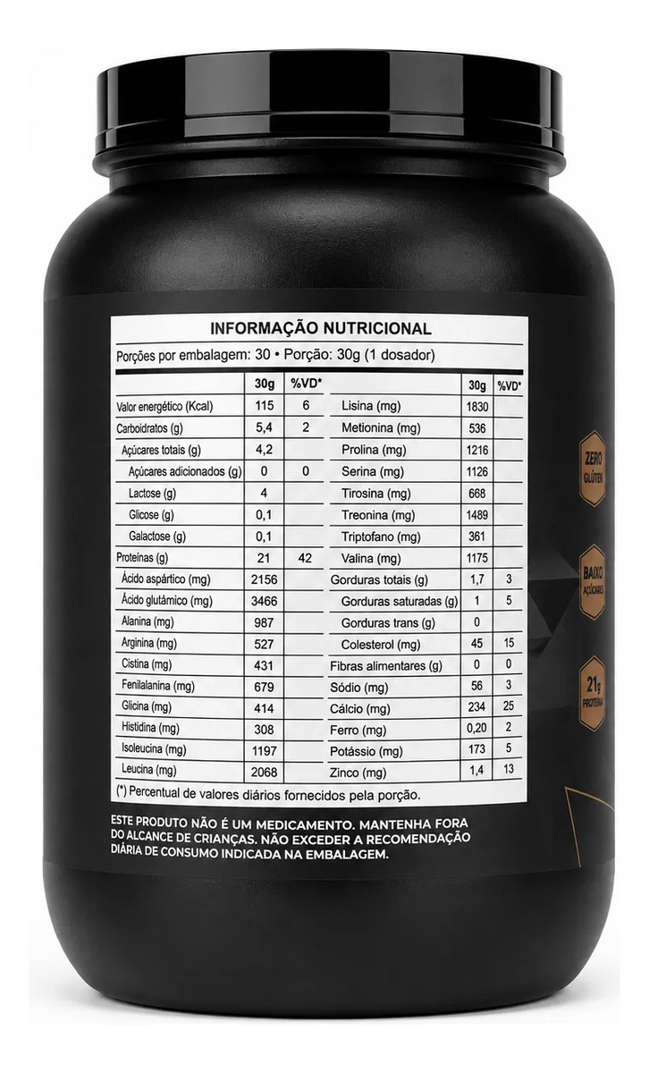 Whey Protein 100% Pure 900g Sabor Brownie De Chocolate Chocolate