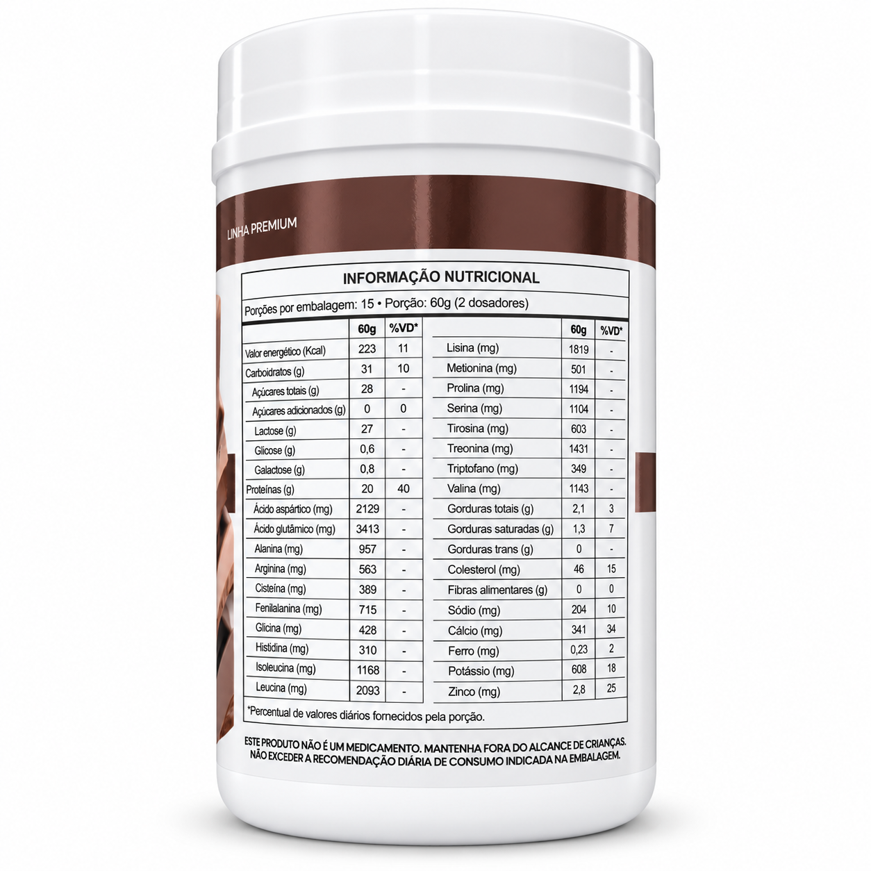 Whey Protein Supreme 900g Sabor Brownie de Chocolate