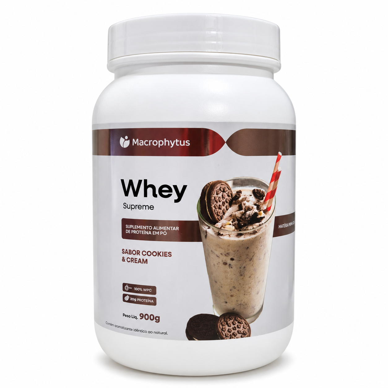 Whey Protein Supreme 900g Sabor Cookies & Cream