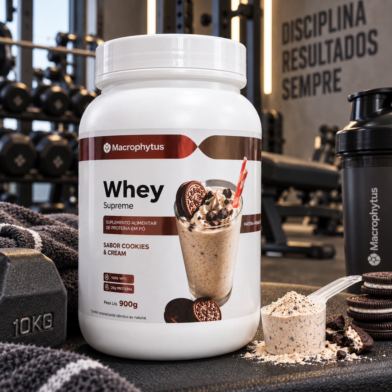 Whey Protein Supreme 900g Sabor Cookies & Cream