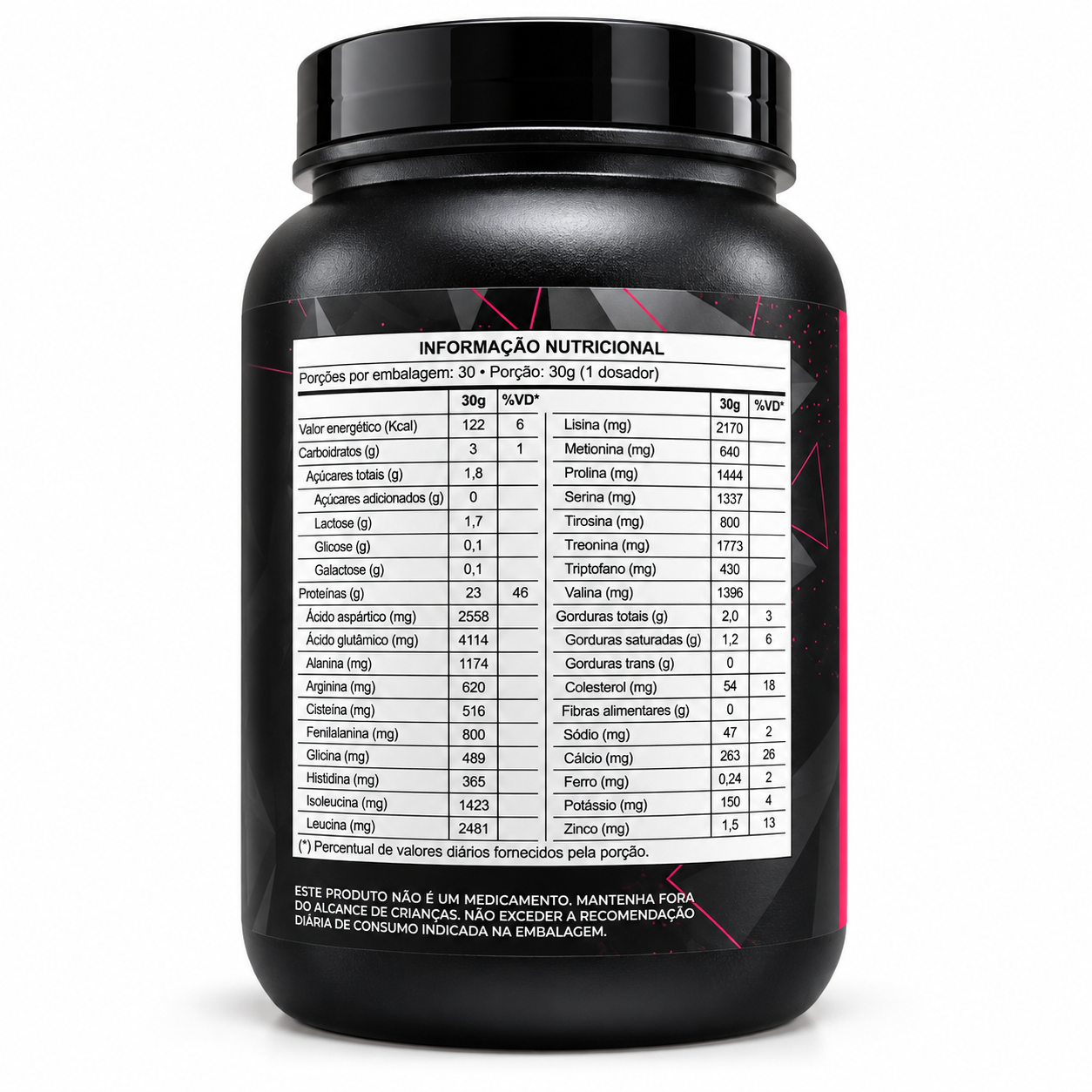 Whey Protein Intense 900g Sabor Cheesecake de Morango