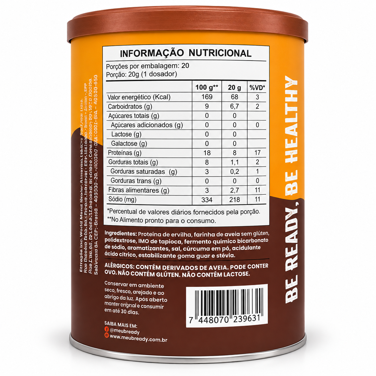 Bready Waffle 2.0 - Mistura proteica 15g proteína 20 porções