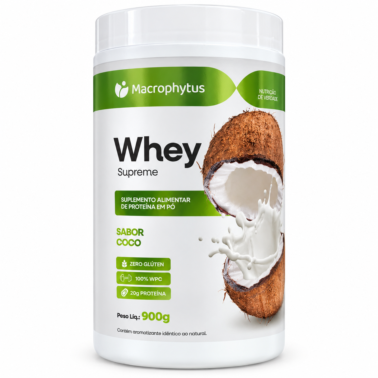 Whey Protein Supreme 900g Sabor Coco