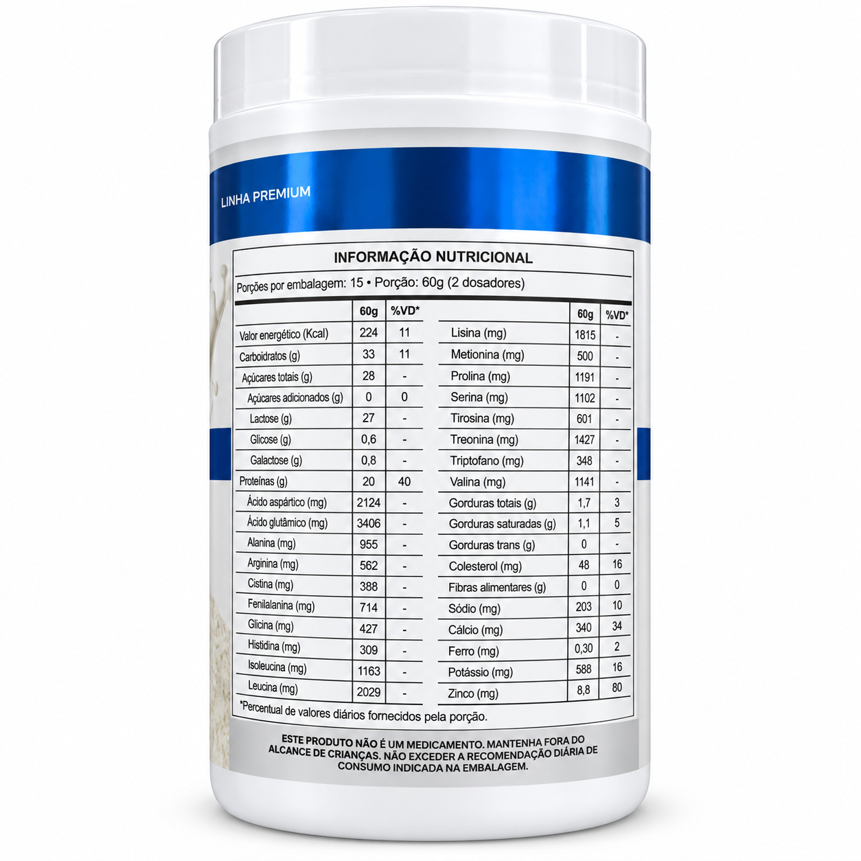 Whey Protein Supreme 900g Sabor Leite me Pó
