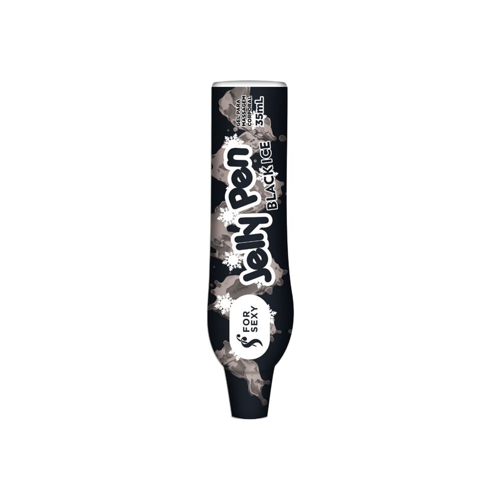 FORSEXY JELLY PEN - CANETA COMESTÍVEL - SABOR BLACK ICE - 35ML