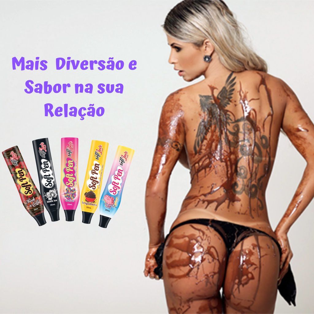 FORSEXY JELLY PEN - CANETA COMESTÍVEL - SABOR BLACK ICE - 35ML
