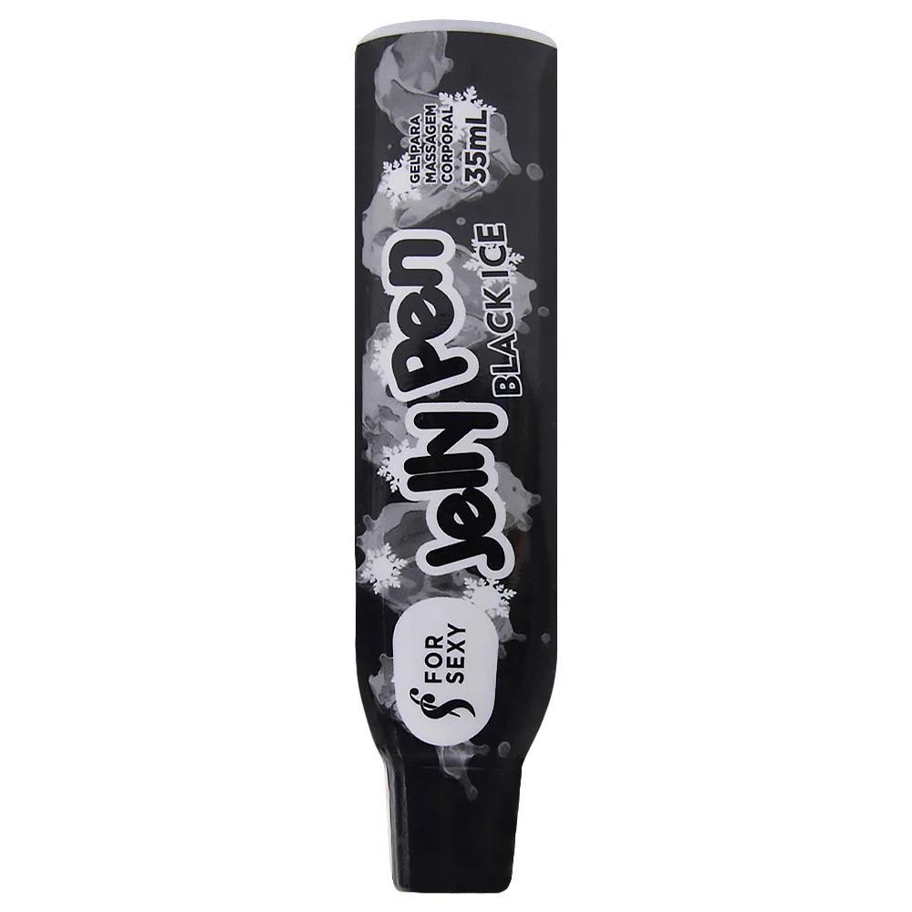 FORSEXY JELLY PEN - CANETA COMESTÍVEL - SABOR BLACK ICE - 35ML