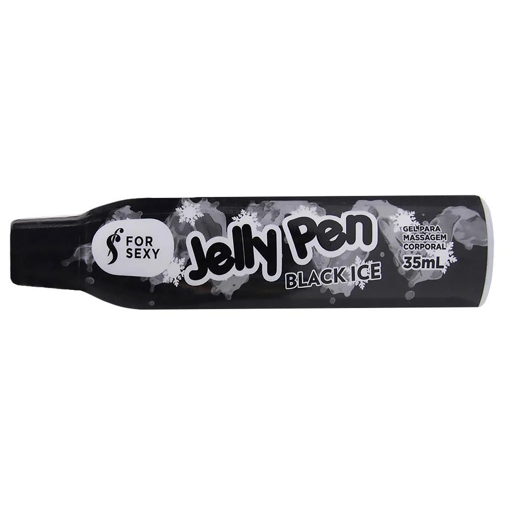 FORSEXY JELLY PEN - CANETA COMESTÍVEL - SABOR BLACK ICE - 35ML