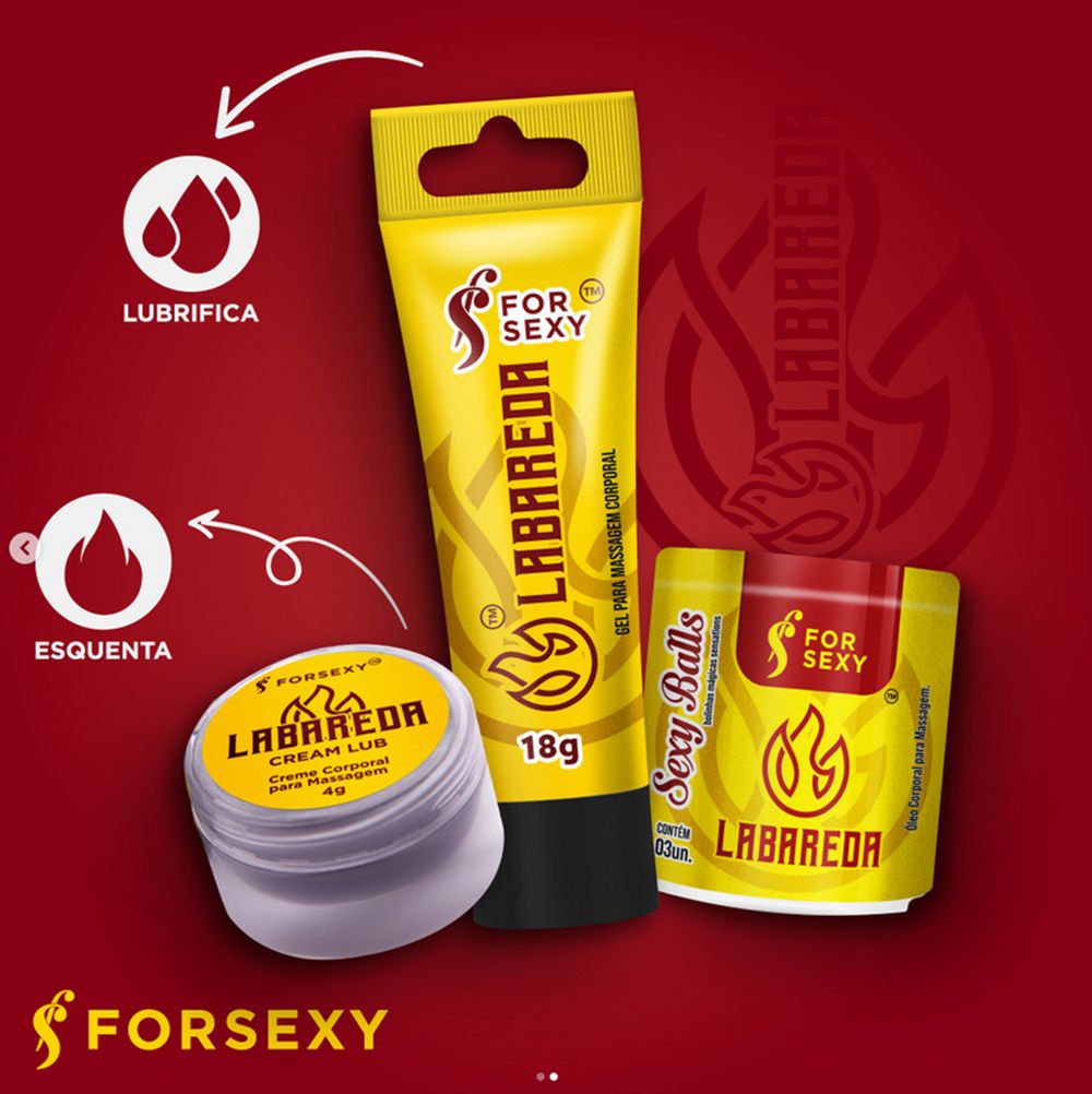FORSEXY LABAREDA - POMADA EXCITANTE COM FUNÇÃO DE AQUECIMENTO - 4G