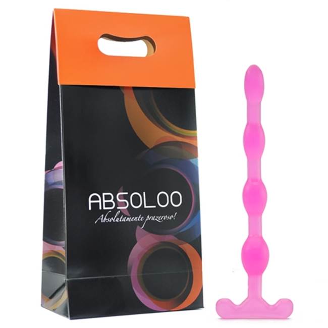 Plug anal escalonado rosa