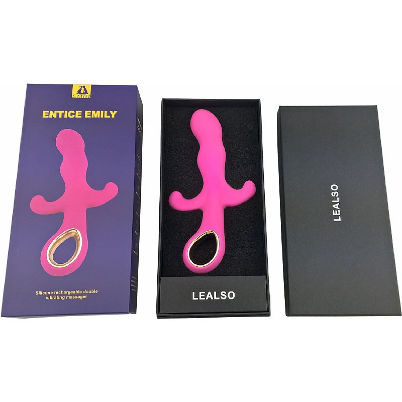 Lealso Entice Emily - Vibrador triplo recarregável - cor lilás