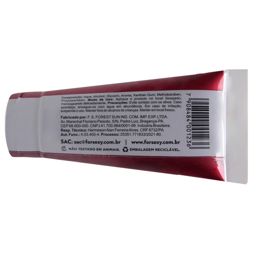 FORSEXY SUPREME! - LUBRIFICANTE PARA SEXO ANAL E VAGINAL - MORANGO - 60ML