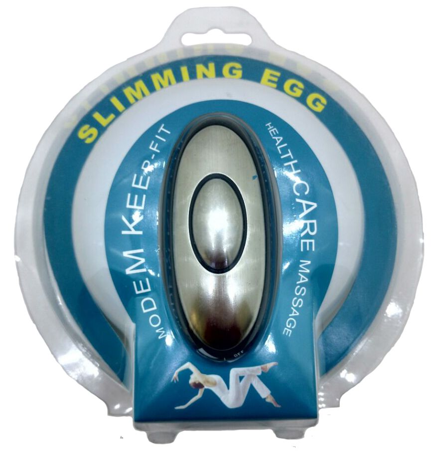 SLIMMING EGG - KIT COM 4 LÂMINAS ADESIVAS ELETRO CHOQUE COM CONTROLE REMOTO