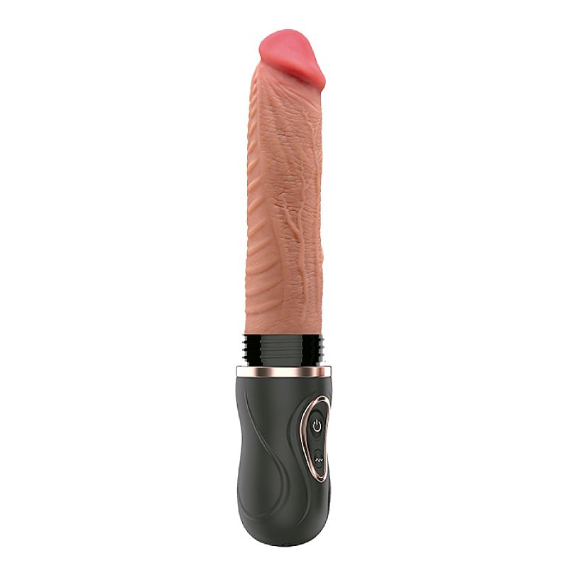 LOVETI TELESCOPIC DILDO - PÊNIS REALÍSTICO RECARREGÁVEL TELESCÓPIO DO AMOR VAI E VEM COM AUTO AQUECIMENTO