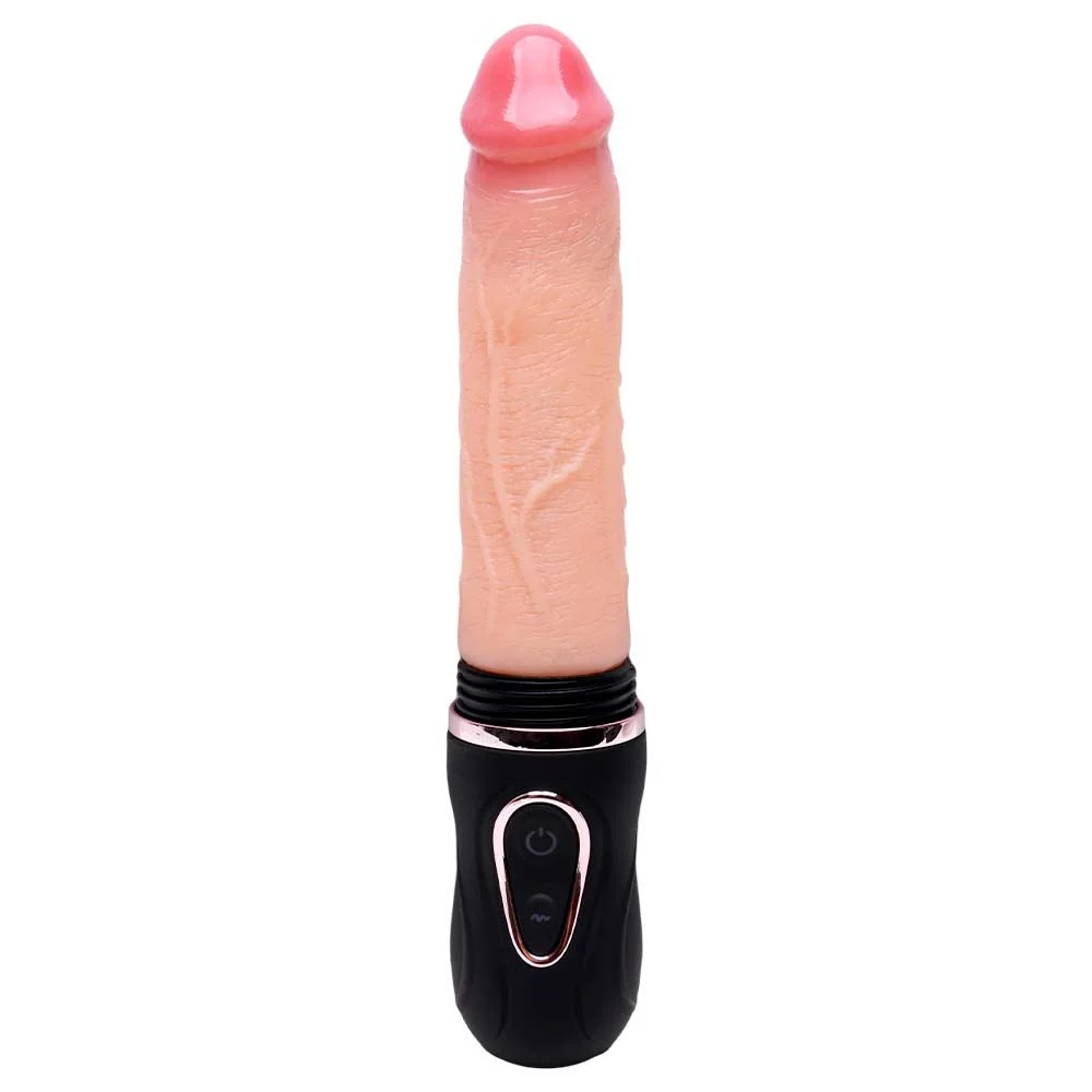 LOVETI TELESCOPIC DILDO - PÊNIS REALÍSTICO RECARREGÁVEL TELESCÓPIO DO AMOR VAI E VEM COM AUTO AQUECIMENTO