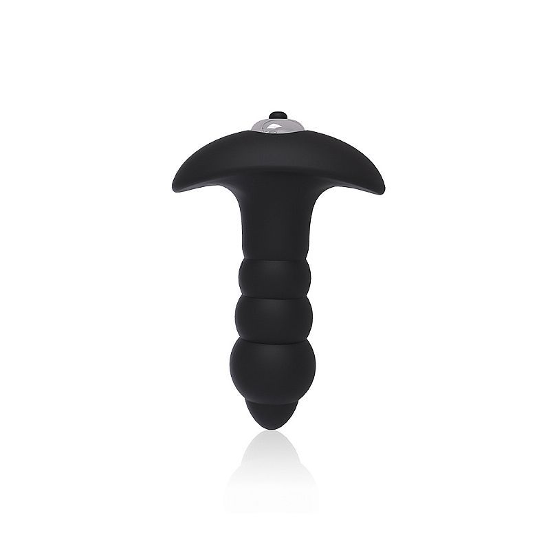 S-HANDE BUBBLE - PLUG ANAL SILICONE COM VIBRADOR - 11 X 2,8 cm