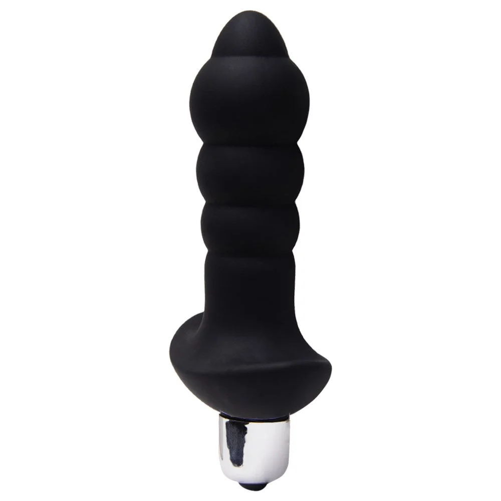 S-HANDE BUBBLE - PLUG ANAL SILICONE COM VIBRADOR - 11 X 2,8 cm