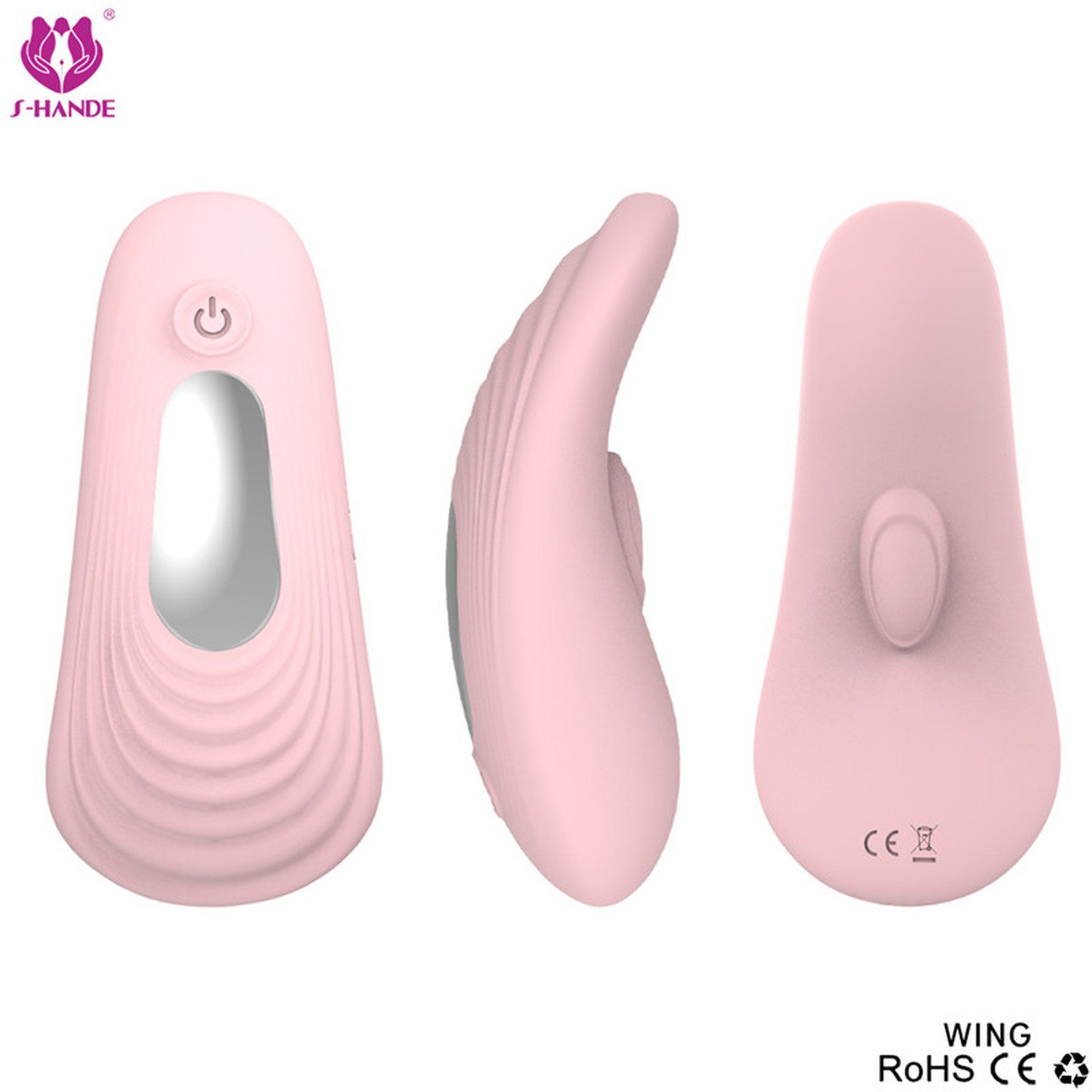 S-HANDE WING - VIBRADOR PARA CALCINHA RECARREGÁVEL COM CONTROLE REMOTO SEM FIO E 9 MODOS DE VIBRAÇÕES 9,5 X 4,3 CM