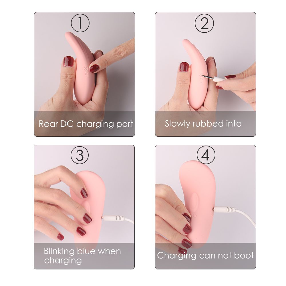 S-HANDE WING - VIBRADOR PARA CALCINHA RECARREGÁVEL COM CONTROLE REMOTO SEM FIO E 9 MODOS DE VIBRAÇÕES 9,5 X 4,3 CM