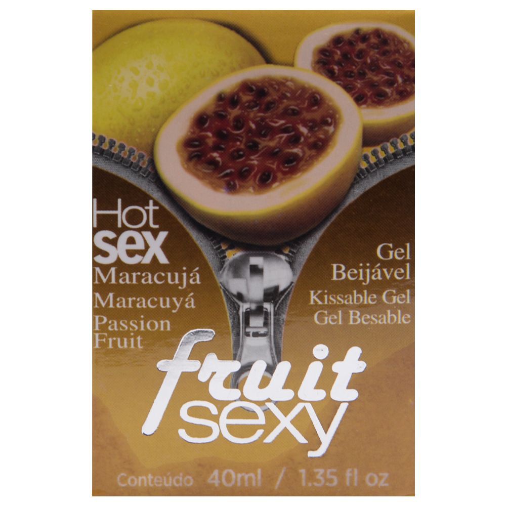INTT FRUIT - GEL SEXO ORAL COMESTÍVEL COM FUNÇÃO DE AQUECER AROMA MARACUJÁ