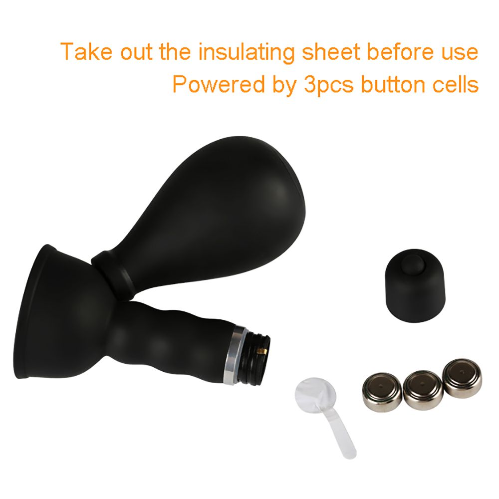 Vibrating Nipple Suckers - ESTIMULADORES DE MAMILOS POR SUCÇÃO MANUAL - 9 X 8 CM