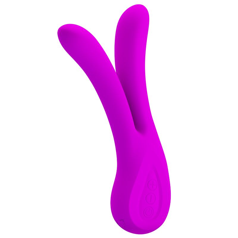 PRETTY LOVE ULYSSES - VIBRADOR RECARREGÁVEL COM DUAS PONTAS E 12 MODOS DE VIBRAÇÃO