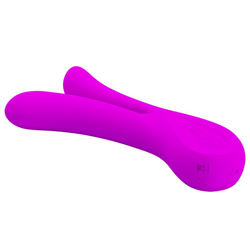 PRETTY LOVE ULYSSES - VIBRADOR RECARREGÁVEL COM DUAS PONTAS E 12 MODOS DE VIBRAÇÃO