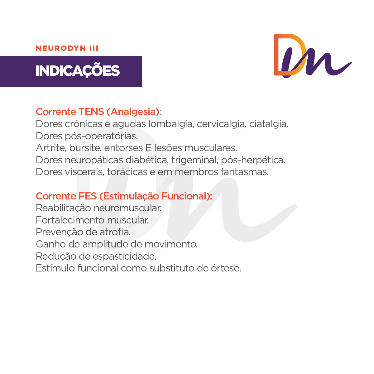 Neurodyn III + FAIXAS + Eletrodos e gel - Ibramed