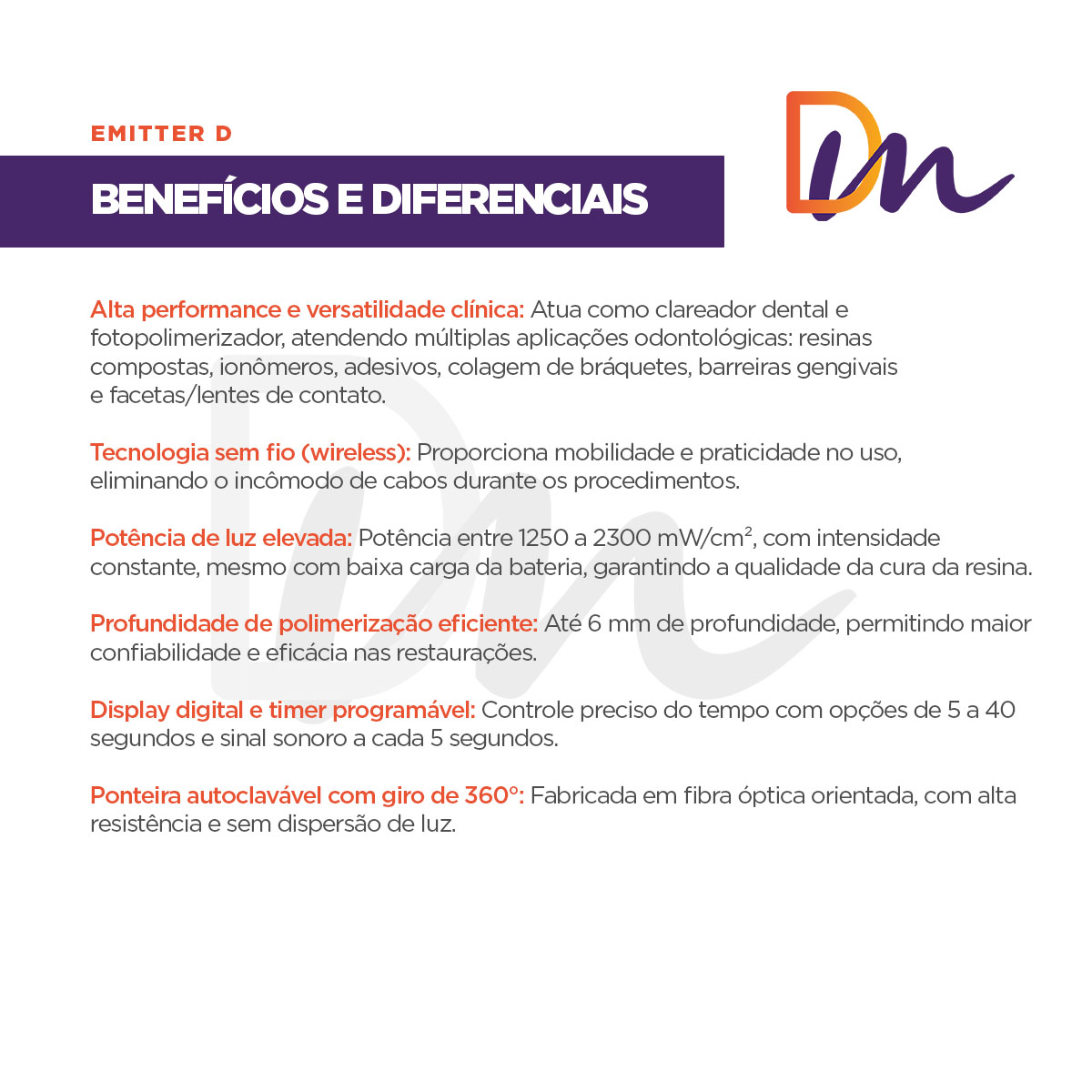 Fotoclareador Emitter D + Ponteiras De Clareamento - Schuster