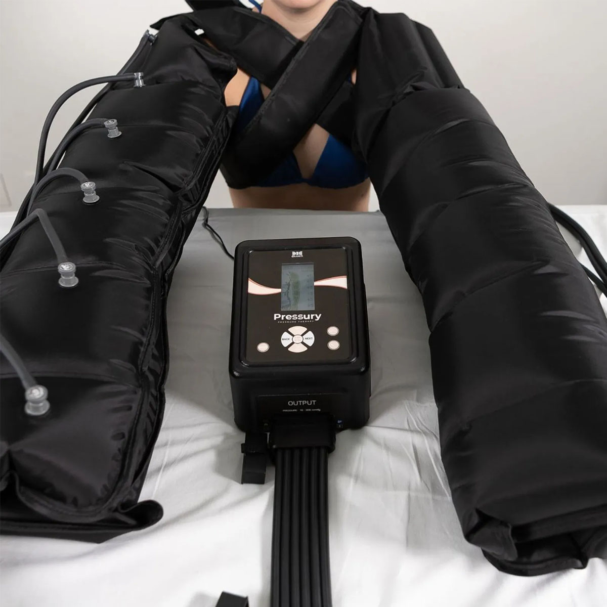 Equipamento Pressury Portátil Para Tratamentos De Pressoterapia - Ibramed