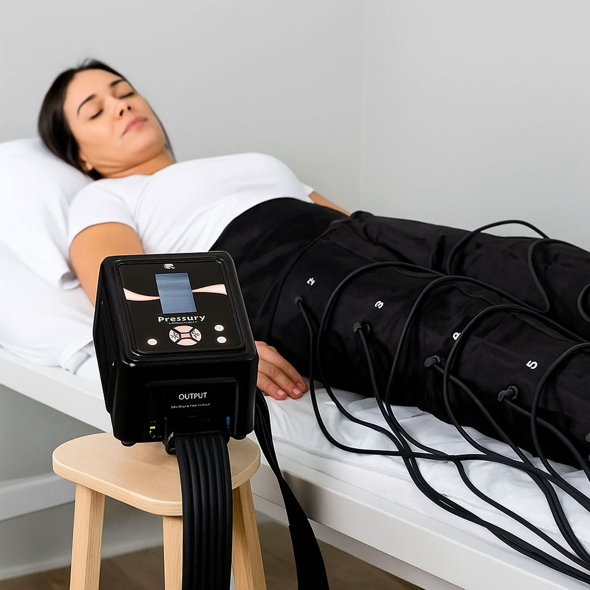 Equipamento Pressury Portátil Para Tratamentos De Pressoterapia - Ibramed