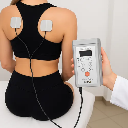 Aparelho Eletromedico Eletroestimulação Muscular Portatil Fisio Stim - HTM
