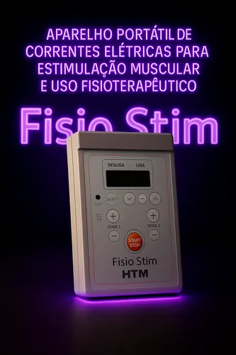 Aparelho Eletromedico Eletroestimulação Muscular Portatil Fisio Stim - HTM