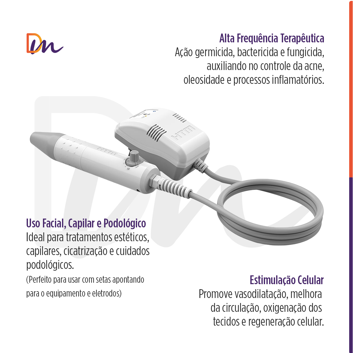 Beauty Face Equipamento Eletroestimulador Muscular Portátil - HTM