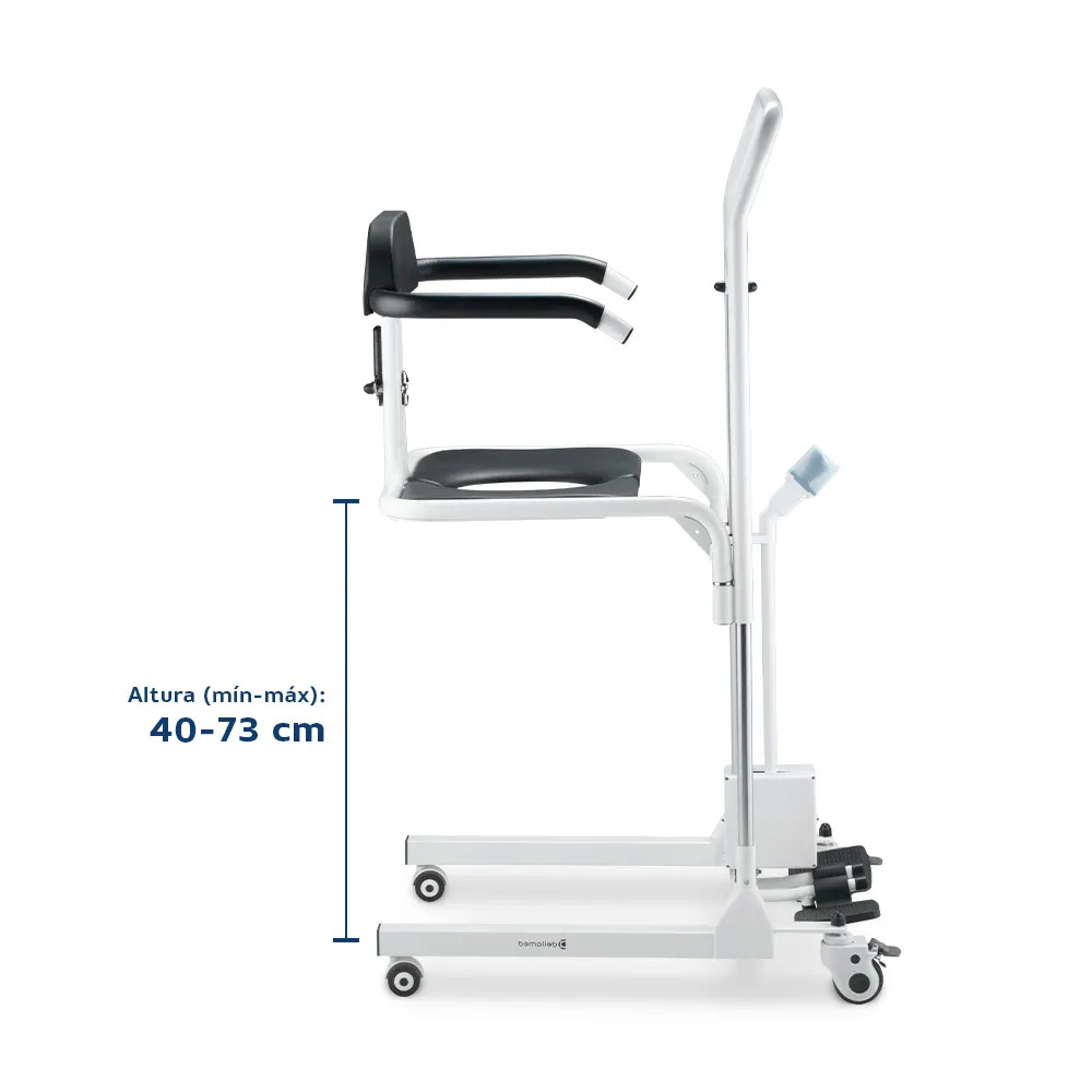 Cadeira De Tranferência Elétrica Higiênica D80 - Dellamed