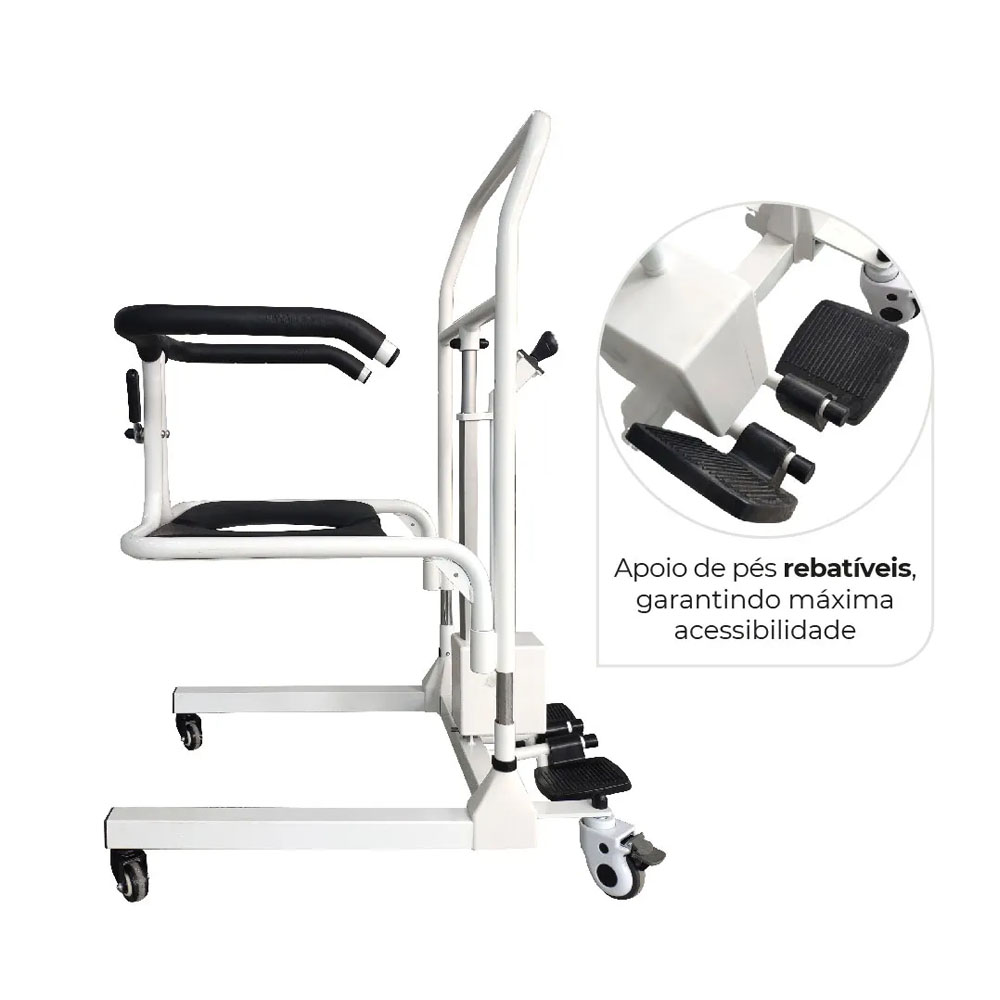 Cadeira De Tranferência Elétrica Higiênica D80 - Dellamed
