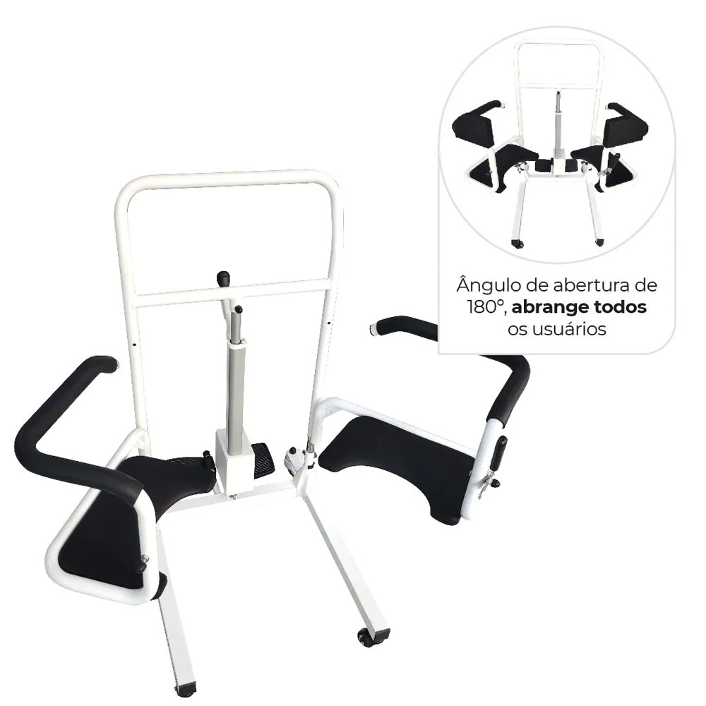 Cadeira De Tranferência Elétrica Higiênica D80 - Dellamed