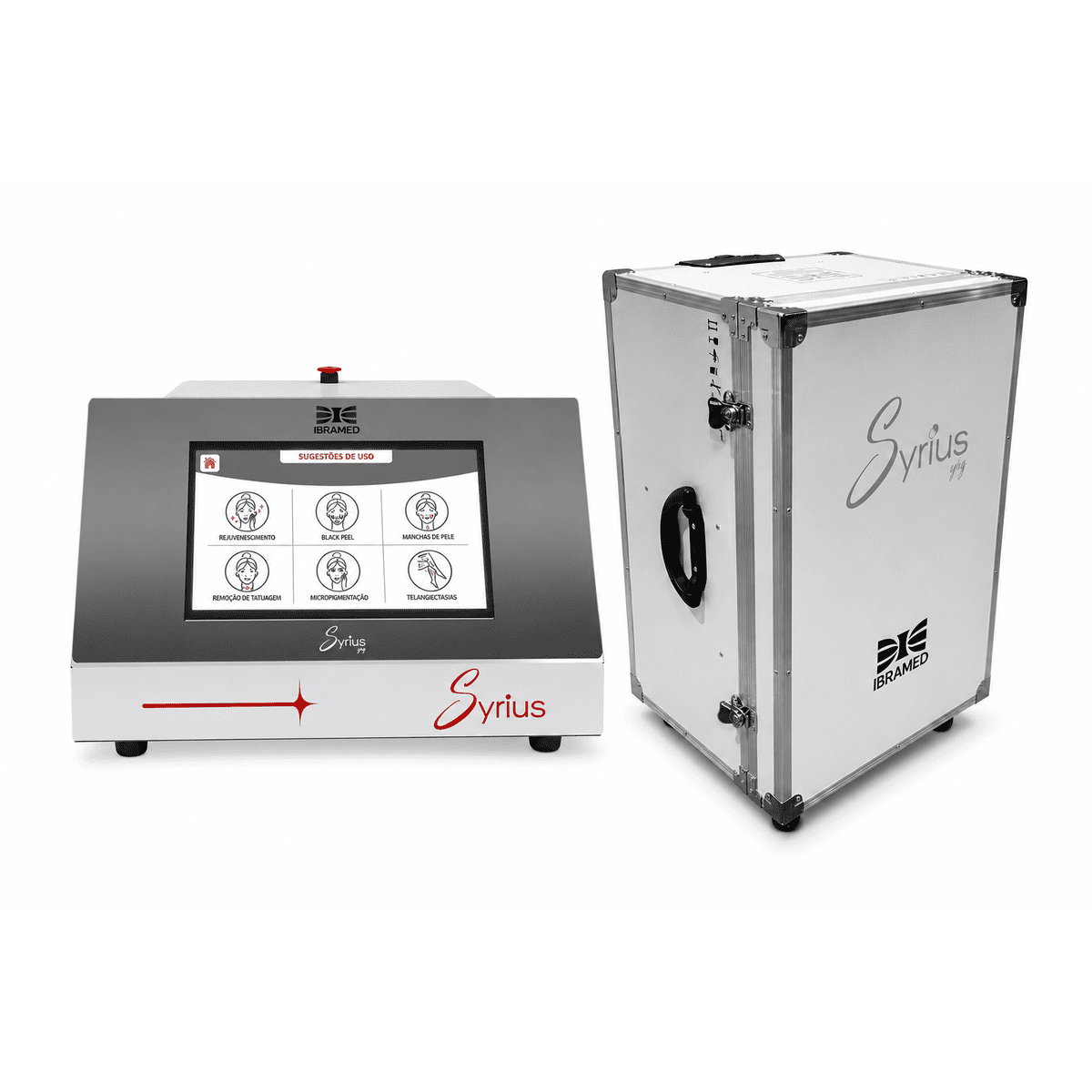 Equipamento De Laser Syrius Yag + 4 Ponteiras - Ibramed