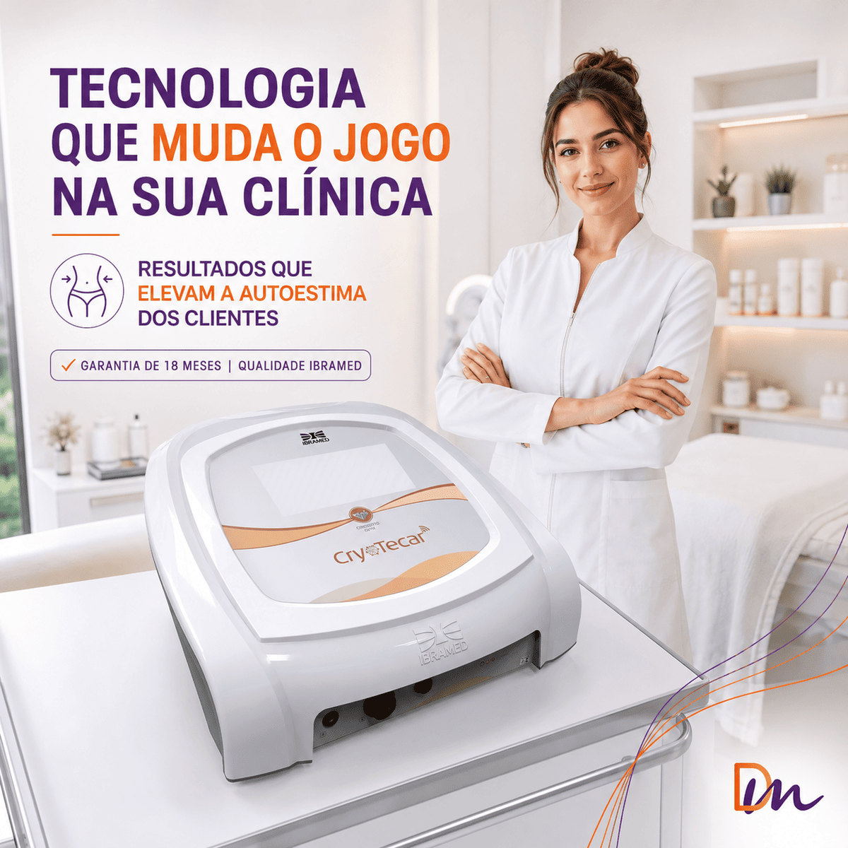 Cryotecar Equipamento De Criofrequência, Radiofrequência E Tecarterapia- Ibramed