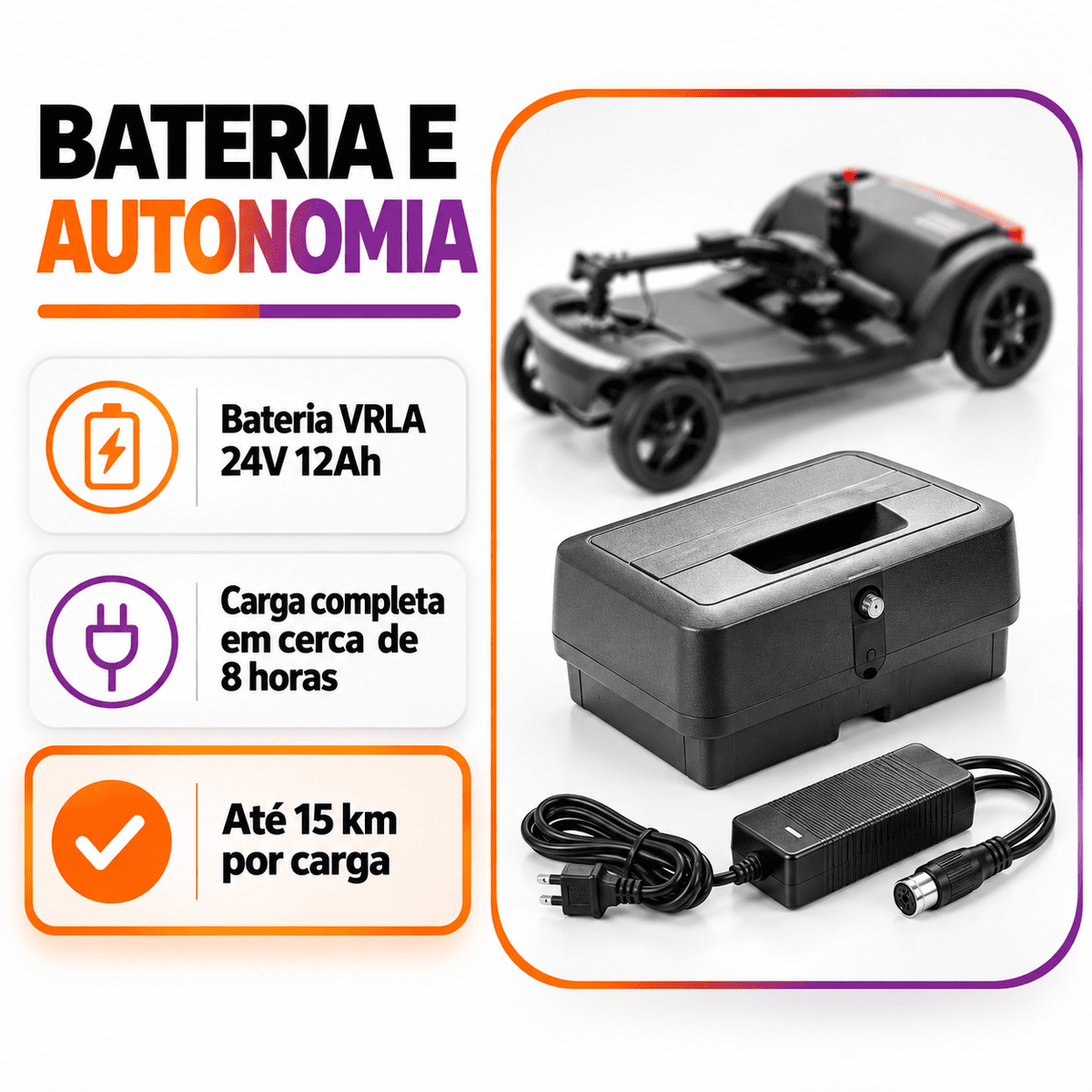 Scooter Elétrica Motorizada Lumus - Power lite