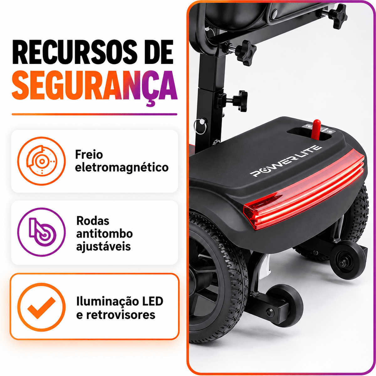 Scooter Elétrica Motorizada Lumus - Power lite