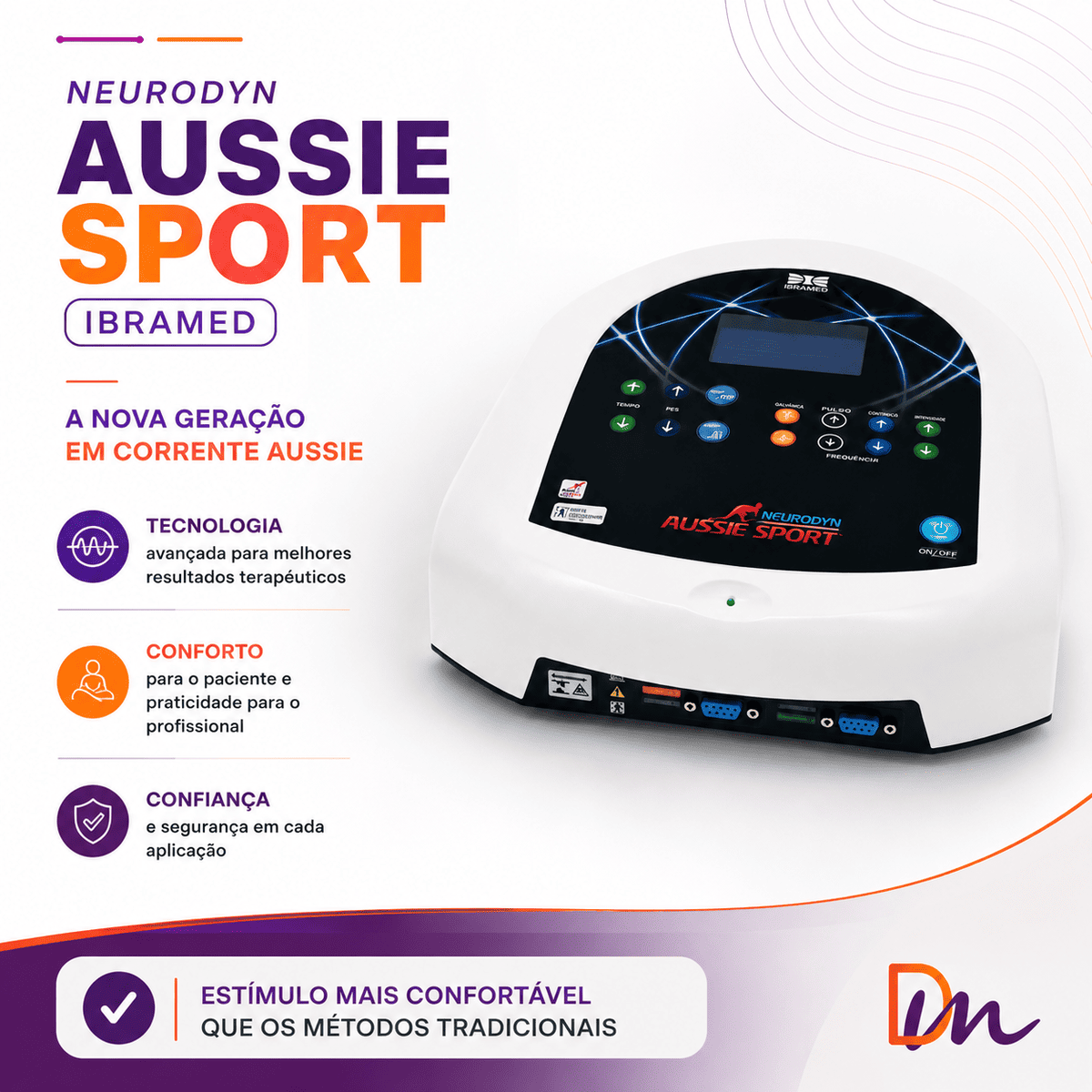 Neurodyn Aussie Aparelho De Corrente Aussie - IBramed