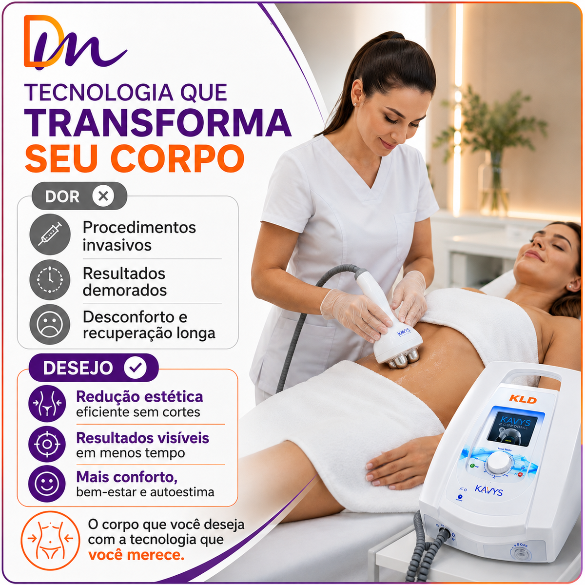 Aparelho Kavys Ultracavitação Sem Rack - KLD Biossistemas