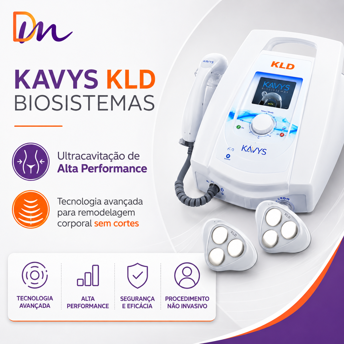 Aparelho Kavys Ultracavitação Sem Rack - KLD Biossistemas