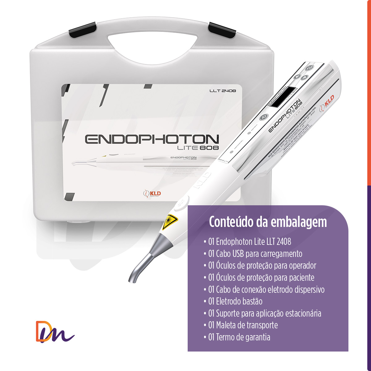 Endophoton Lite 808 LLT 2408 - KLD Biossistemas