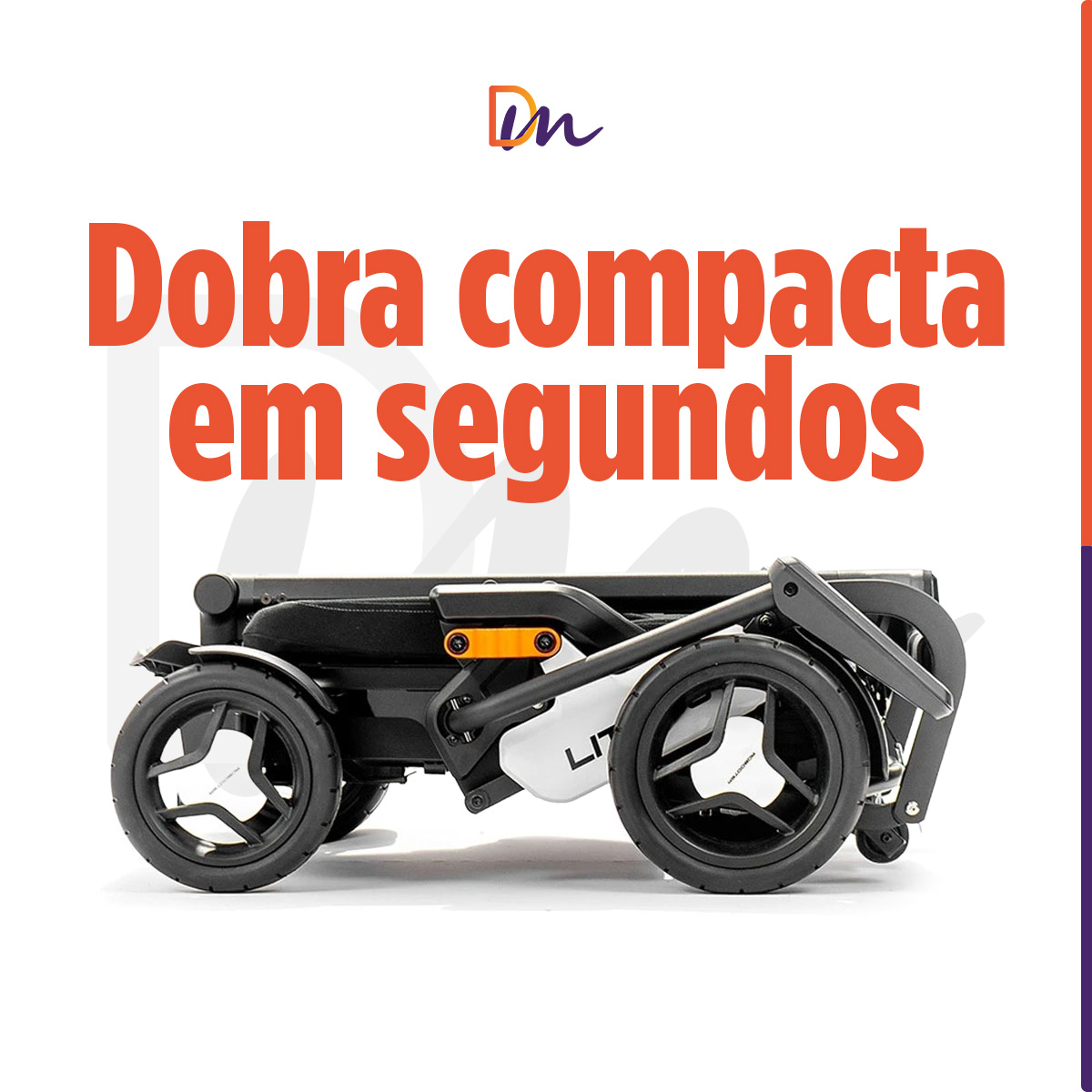 Scooter Elétrica Branca Lite Go Power Lite