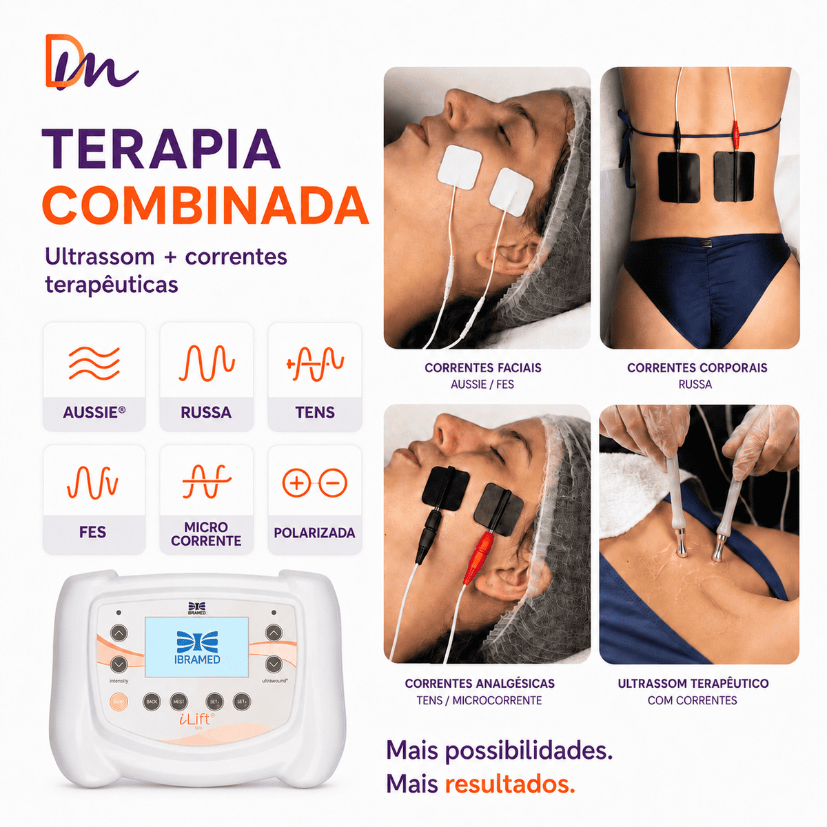 I Lift Ultrassom Terapêutico Facial 5 E 10 Mhz – Ibramed
